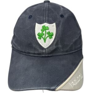 Dolmen Clothing Baseball Cap Blue White Green One Size Ireland Shamrocks Hat